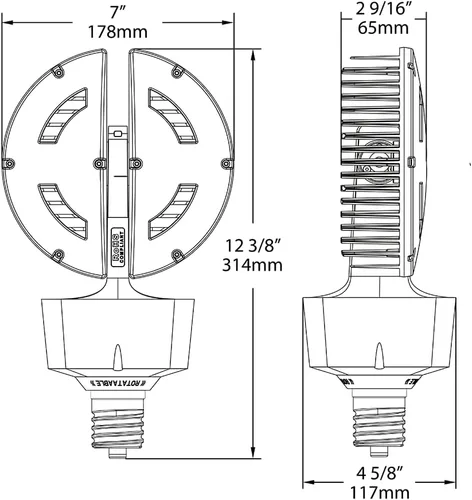 Miniatura 2 de RAB Lighting HID-100-EX39-850-BYP-ADJ Outdoor Image