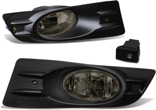 Miniatura 5 de Auto Dynasty Conjunto de luces antiniebla compatible con Honda Accord 2 puertas Coupe 2006-2007 Faros antiniebla delanteros para parachoques