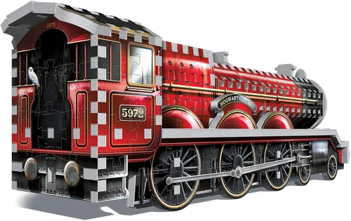 Miniatura 3 de Wrebbit3D Harry Potter - Rompecabezas 3D modelo de Hogwarts Express 460 piezas de rompecabezas Construye el icónico tren y viaje a través