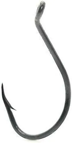 Miniatura 7 de Mustad Clásico extra fuerte forjado invertido giró hacia arriba ojo cuchillo punta pulpo/pico gancho Negro