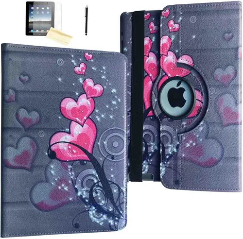 Miniatura 9 de Funda iPad 2, Funda iPad 3, Funda iPad 4, JYtrend (R) Soporte Rotatorio cierre magnético auto encendido/ apagado para iPad 2/3/4 A1395 A1396 A1397