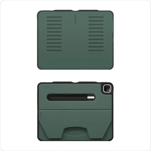 Miniatura 6 de ZUGU - Funda protectora ultra delgada para iPad Pro de 12.9 pulgadas de 5ª y 6ª generación de 2021/2022 con soporte, cubierta protectora delgada