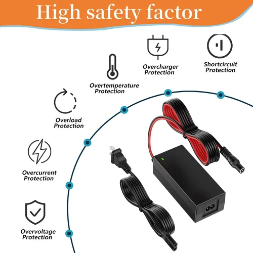 Miniatura 4 de Cargador de 14V 56W para NOCO Jump Starter Compatible con NOCO GB70 GB150 GB250+ GB251+ GB500 GB500+ Genius Boost Ultra Safe Batería de arranque