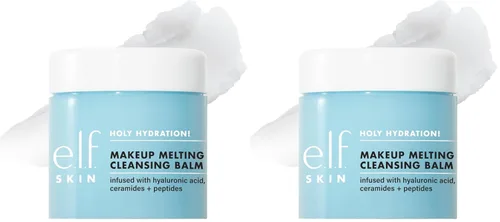 Miniatura 5 de e.l.f. SKIN Holy Hydration! Bálsamo limpiador para derretir maquillaje, limpiador facial y desmaquillante, infundido con ácido hialurónico