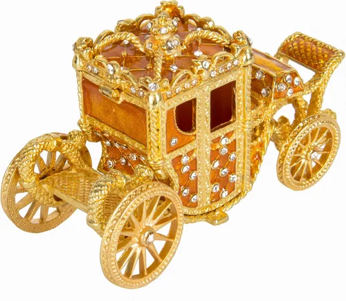 Miniatura 22 de QIFU Caja de baratija pintada a mano con bisagras, regalo único para la familia