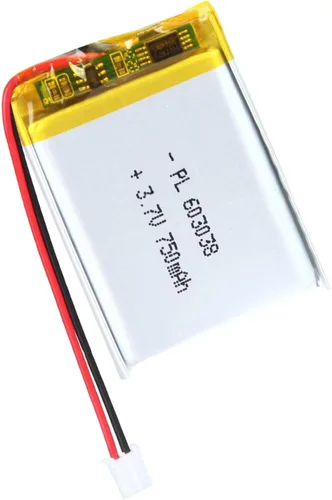 Miniatura 59 de 652030 Batería Lipo de 3.7V 350mAh 652030 Cargable Paquete de Batería de Polímero de Litio con Conector JST PH2.0mm para Dispositivo Electrónico