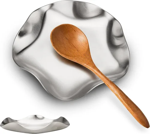 Miniatura 7 de VanlonPro Soporte de cuchara de acero inoxidable, soporte para cucharón de espátula, soporte para cuchara de utensilios de acero inoxidable, acabado