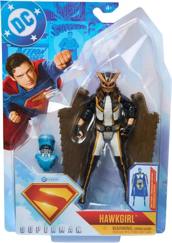 Miniatura 8 de DC Comics, Superman, Chica Halcón, Figura de acción de 6 pulgadas, estilo auténtico de la película de Superman, juguetes de superhéroes para niños