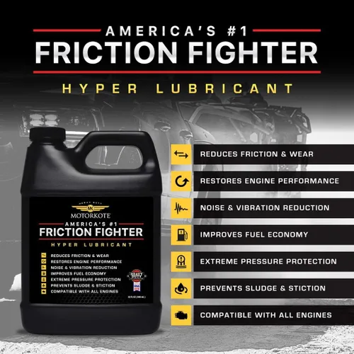Miniatura 3 de MotorKote Tratamiento de motor hiperlubricante resistente Reductor de fricción para motores de gas y diésel 32 onzas, paquete de 3