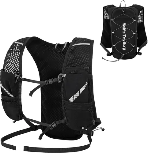 Miniatura 8 de Azarxis Hiking Hydration Pack 5L Running Backpack Daypack Vest with 2L Water Bladder for Women Men Cycling Biking Trail Race