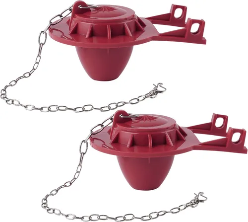 Miniatura 8 de Hibbent Aleta universal para tanque de inodoro de 2 pulgadas, repuesto de goma de larga duración, compatible con conservación de agua estándar