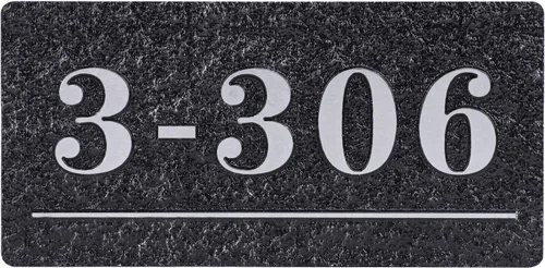 Miniatura 15 de GREUS Letrero personalizado con número de casa, placa de dirección personalizada, pizarra para interiores y exteriores, letreros decorativos