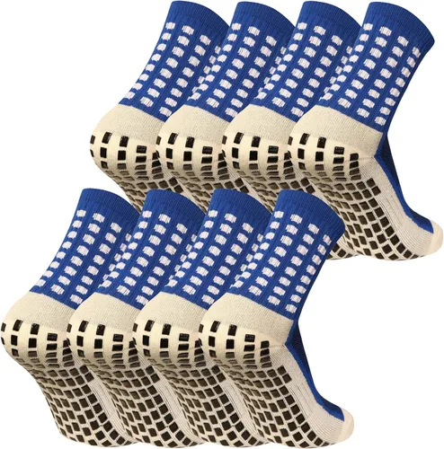 Miniatura 8 de fjberrtsat Calcetines para hombre de fútbol sin deslizamiento, antideslizantes, para fútbol y baloncesto, con almohadillas antideslizantes