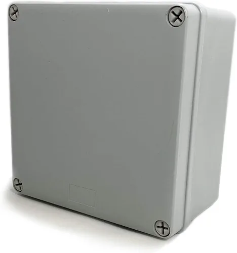 Caja de conexiones eléctricas resistente a la intemperie de 4 x 4 x 2.4 pulgadas, carcasa impermeable IP65 para exteriores, plástico de
