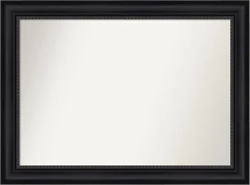Miniatura 328 de Amanti Art Espejo personalizado, espejo de baño negro Astor, espejo de pared o espejo de tocador de baño sobre el fregadero (25 x 25 pulgadas)