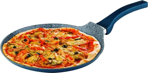 Miniatura 5 de UNIWARE Sartén antiadherente para pizza con parte inferior de inducción, revestimiento de granito de 3 capas, 11 pulgadas