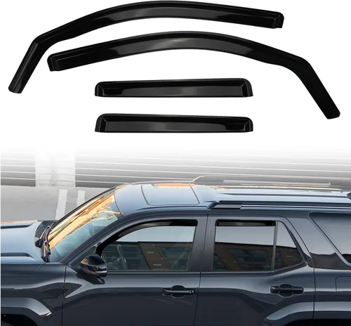 Miniatura 13 de Viseras adhesivas de bajo perfil para ventana, protectores de lluvia para Buick Envista 2024 2025, deflectores de ventana, reducen el ruido