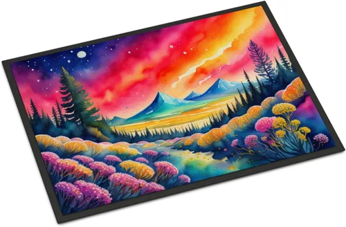 Miniatura 31 de Caroline's Treasures DAC1455MAT - Felpudo de la reina de la noche con diseño de cactus en color de 18 x 27 pulgadas, tapete para puerta delantera