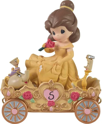 Miniatura 13 de Precious Moments Disney Showcase Collection 104405 figuras de resina "Now You're Three A Beauty You'll Always And Forever Be". Disney adornos de 3