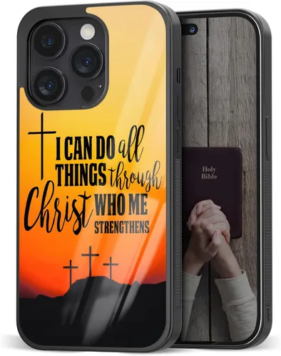 Fundas de teléfono con versículos de Biblias cristianas para mujeres y niñas, aplicables para iPhone 11, 12, 13, 14, 15, 16, 17 Pro Max Plus Mini Xr