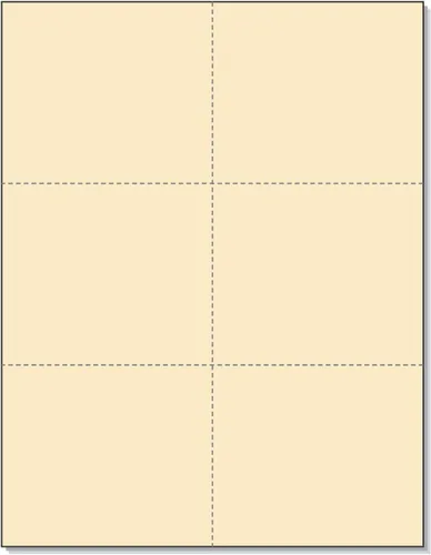 Miniatura 8 de NextDayLabels - Tarjetas perforadas en blanco para impresora láser 6 por página, para registro escolar, entrega de flores, RSVP de respuesta