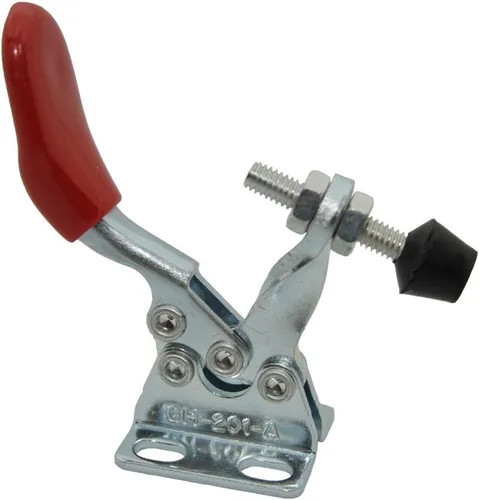 Miniatura 3 de 4PCS Palanca Abrazadera 201A Herramienta de Mano 60 lbs / 27kg Capacidad de Sostención Antideslizante Horizontal Herramienta de Liberación Rápida