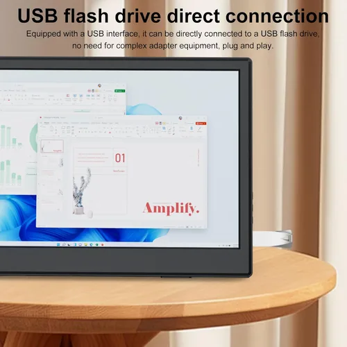 Miniatura 4 de Monitor portátil de 11.6 pulgadas, pequeña pantalla IPS FHD ultra delgada, Plug & Play USB-C/HDMI segunda pantalla externa para laptop, teléfono