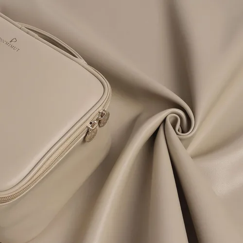 Miniatura 2 de Pocmimut Bolsa de maquillaje, bolsa de cosméticos grande 2 en 1 con soporte para cepillos, bolsa de aseo de viaje y organizador de tocador