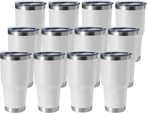 Miniatura 34 de Hasle Outfitters - Vaso de acero inoxidable de 30 onzas, taza de viaje con aislamiento al vacío de doble pared, taza de café aislada duradera, juego