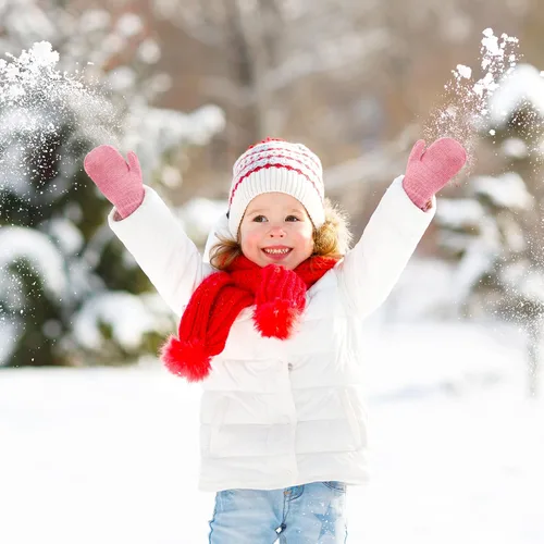 Miniatura 84 de ONESING 5 pares de guantes de invierno negros para bebés y niñas - Guantes cálidos para recién nacidos