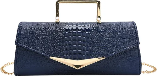 Miniatura 13 de Queena Bolso de mano de noche brillante con purpurina para mujer, bolso de mano con cadena para boda, fiesta, graduación, regalo para mamá, esposa