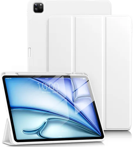 Miniatura 20 de DTTO Funda para iPad Air de 13 pulgadas M3/M2 2025/2024, iPad Pro de 12.9 pulgadas (6ª/5ª/4ª/3ª generación), funda suave con soporte triple delgado