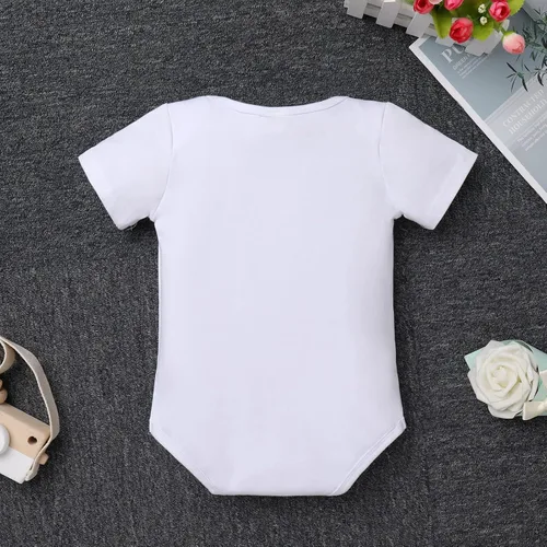 Miniatura 55 de ODASDO Conjunto de 3 piezas y 4 piezas de manga corta con tirantes y espalda en Y para bebé niño
