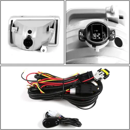 Miniatura 4 de Auto Dynasty Faros antiniebla compatibles con Chevy Tahoe Avalanche Suburban Silverado GMC Yukon XL Sierra 1500 2500 3500 HD 2007-2018, par de luces
