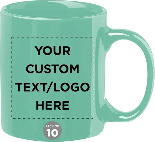 Miniatura 30 de Tazas de café de cerámica personalizadas para el Día del Padre, 11 onzas, juego de 10/50/100, paquete personalizado a granel, juego de tazas de café