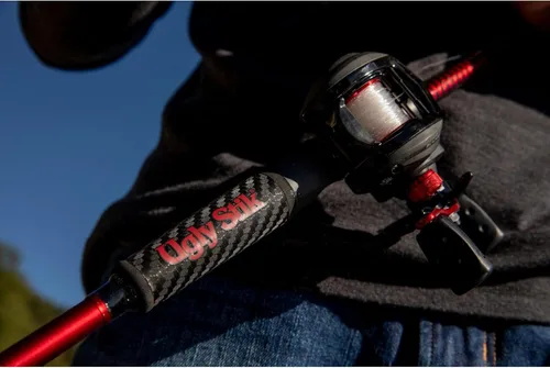 Miniatura 7 de Combo de carrete de cebo de bajo perfil y caña de pescar Ugly Stik Carbon