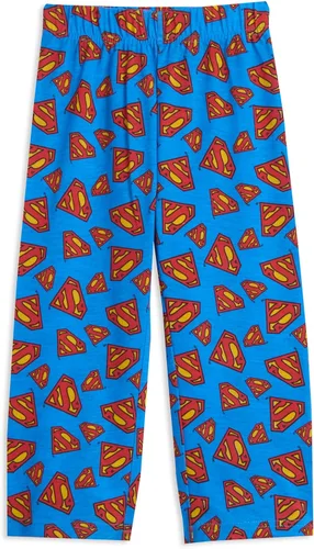 Miniatura 5 de DC Comics Justice League Superman Batman - Conjunto de pijama de 3 piezas para niños pequeños y grandes