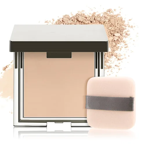 Miniatura 7 de Boobeen Polvo de acabado facial mate, polvo prensado de ajuste suave, control de aceite de maquillaje, base de maquillaje de larga duración, polvo #1