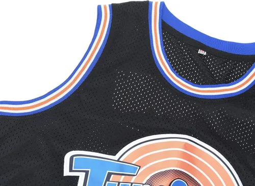 Miniatura 3 de Camiseta de baloncesto para hombre #23 Space Movie Jersey BlancoNegroAzul