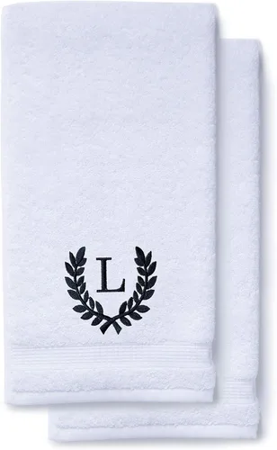 Miniatura 62 de Toallas de mano decorativas y con monograma para baño, cocina, maquillaje Regalo personalizado para boda-nupcial Toalla turca de lujo