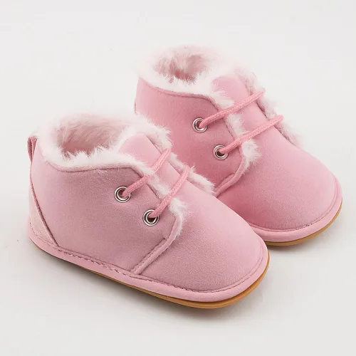Miniatura 4 de Sekantrol Zapatos de cuna para recién nacidos, para niños y niñas, suela de goma suave, zapatos para bebés, zapatos deportivos de moda de caña alta