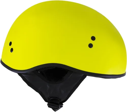 Miniatura 7 de Milwaukee Helmets T68 'The O.G.' Hi-Vis - Casco para motocicleta, color amarillo neón, aprobado por DOT, para hombres y mujeres