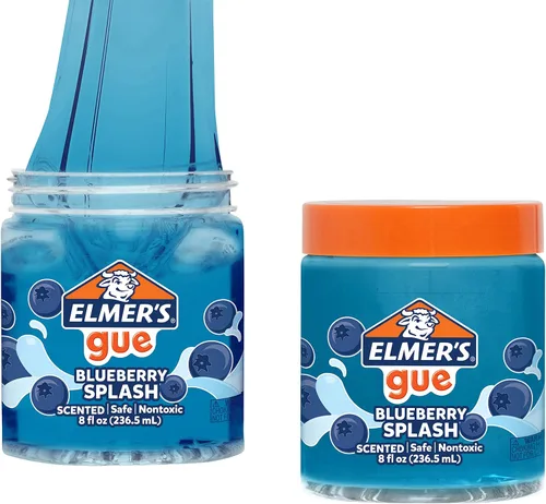 Miniatura 9 de Elmer's Gue - Slime premezclado, slime transparente y cristalino, ideal para mezclar con complementos, 2 unidades Transparente vidrioso
