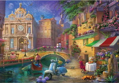 Miniatura 5 de Anatolian Rompecabezas de 500 piezas - Café Rendezvous, multicolor (PER3523)