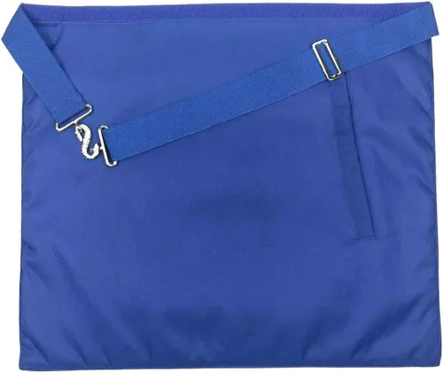 Miniatura 5 de Juego de 12 delantales Masonic Regalia con cuello de cadena con respaldo azul, Azul