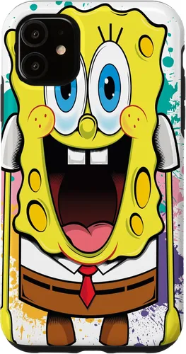 Miniatura 8 de Funda para iPhone 17 de Bob Esponja con salpicaduras de pintura