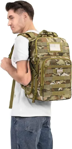 Miniatura 6 de MOSISO Mochila para cámara, DSLR/SLR/SLR/sin espejo para fotografía táctica con soporte para trípode y compartimento para laptop de 15 a 16 pulgadas