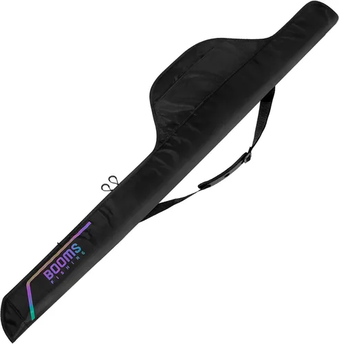 Booms Fishing PB4 - Funda para caña de pescar y carrete de 4.4 pies ~ 5 pies, funda plegable portátil, bolsa de caña de pescar de diseño extendido