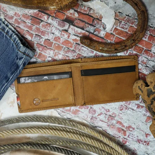 Miniatura 44 de HOOEY Cuero Bi-Fold Hombre, Hands-Up- Estampado Nómada, Talla única, 2812937