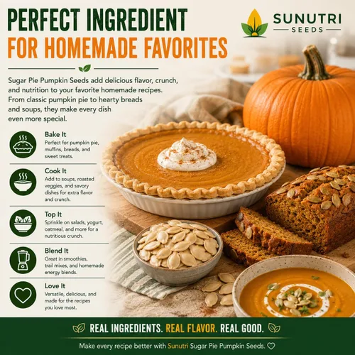 Miniatura 8 de Semillas de calabaza, más de 25 pasteles de azúcar, reliquia, semillas sin OMG, Cucurbita Pepo